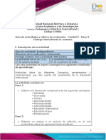 Guía de Actividades y Rúbrica de Evaluación - Unidad 2 - Paso 3 - Dialogo Intercultural en Contexto