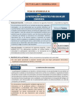 4 Ficha de Aprendizaje DPCC 2° Grado V Unidad