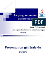 Chap 0 Présentation Générale Du Cours de Java LP