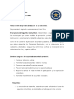 La Prevencion Basada en La Comunidad Escrito