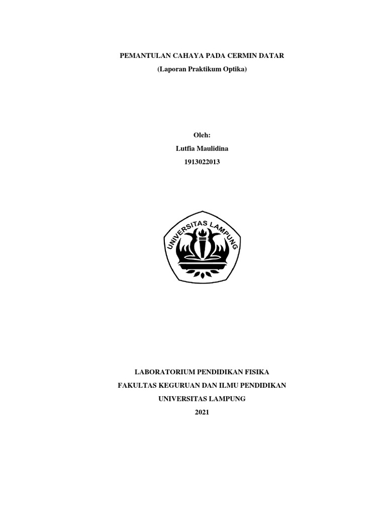Sudut Pantul pada Cermin Datar | PDF