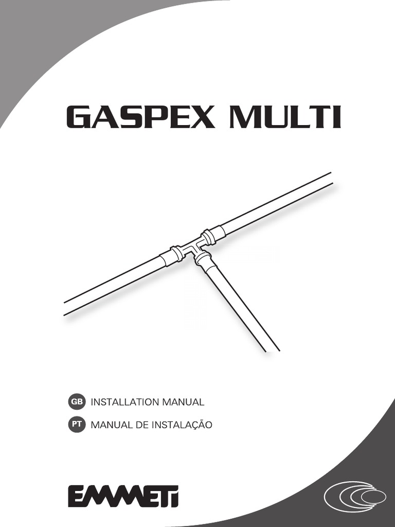 Sistema Gaspex Multicamadas Emmeti | PDF | Pipe (Fluid Conveyance) | Civil  Engineering