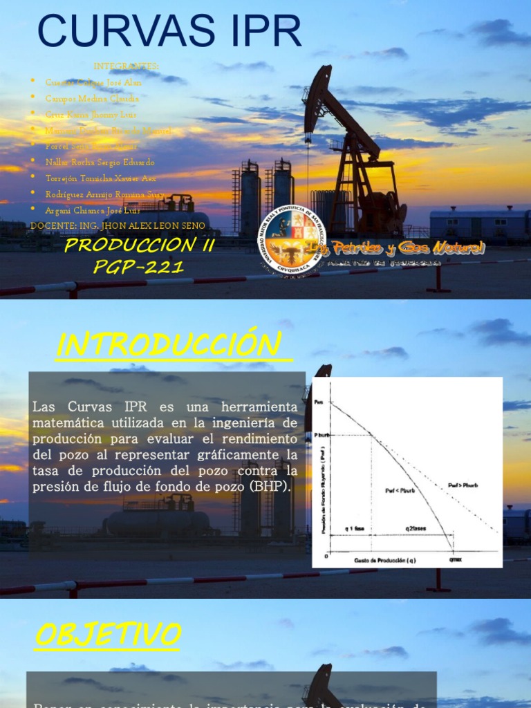 Curvas IPR en Ingeniería de Producción | PDF | Dinámica de fluidos ...