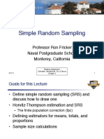 Lecture 6-3 - Simple Random Sampling