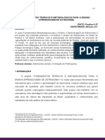 Fundamentos Teóricos e Metodológicos para o Ensinoaprendizagem de Astronomia - Siepe - Educação, Letras e Línguas