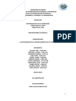 La Sostenibilidad en Gestión Ambiental de La Empresa