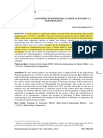 Texto 2 - Os Desafios para o Ensino de Sociologia Na Educação Básica A Partir Da BNCC (SILVA, Josefa)