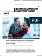 Toxic Affair, Le Tournage Catastrophe de La Comédie Romantique D'isabelle Adjani