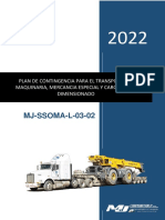 MJ-SSOMA-L-03.02 Plan de Contingencia para Transporte de Carga Especial-2022