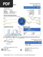 Utility Bill Template Example | PDF
