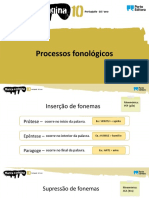 Processos Fonologicos