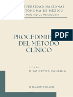 Procedimiento Del Método Clínico