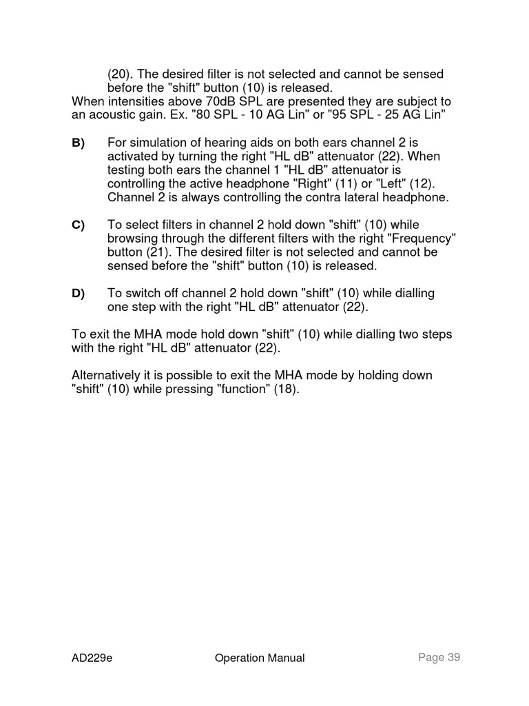 AD229e Operation Manual P10 | PDF | Microphone | Sound Technology