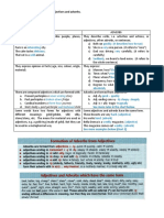 Word Formation Adverbs and Adjectives Contrast Part 3 2