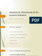 Sistemas de Información de Los Recursos Humanos