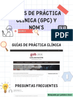 Guías de Práctica Clínica (GPC) y NOMs