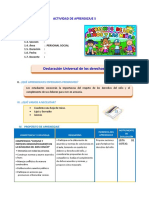 D5 A2 SESION Declaración Universal de Los Derechos Del Niño