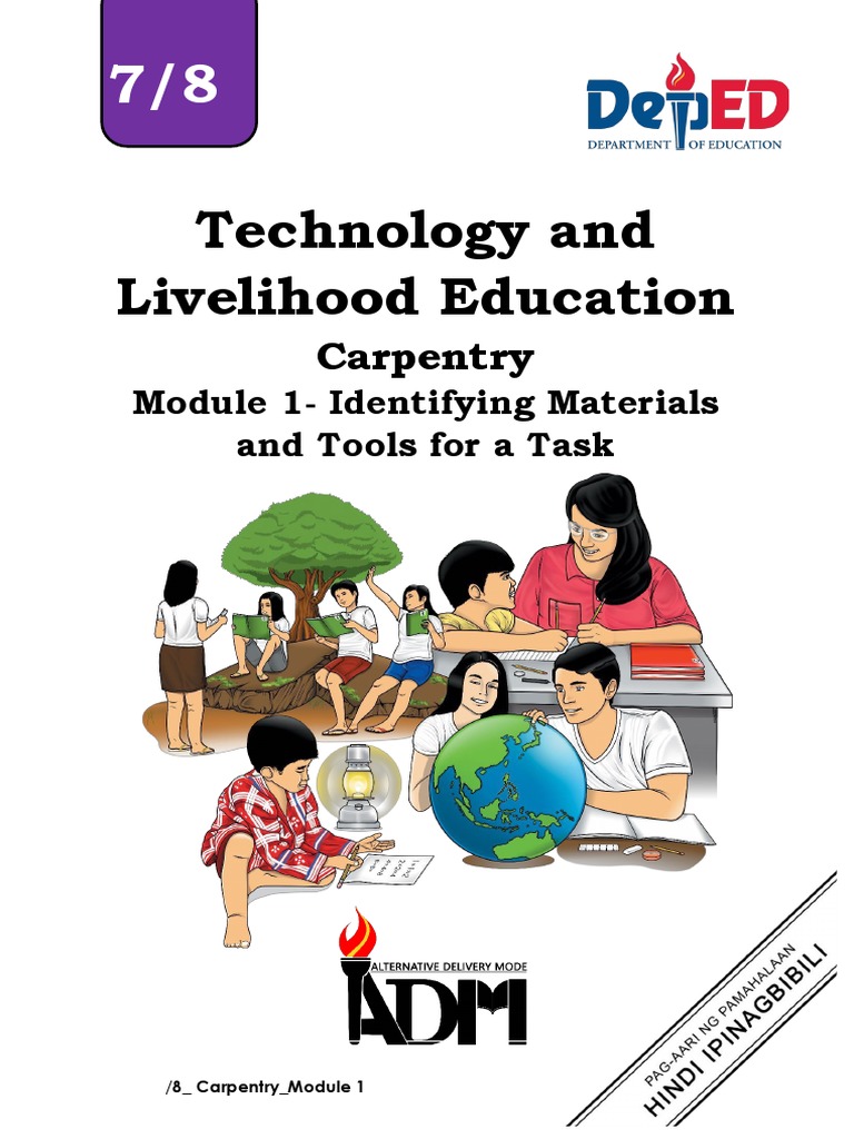 TLE7 8 Mod1 IdentifyingMaterialsAndToolsForATask V3 | PDF