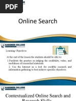 Lesson 3 Contextualized Online Search