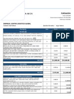 Cotizacion WMS Centro Logistico Global