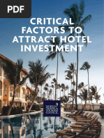 Critical Factors To Attract Hotel Investment