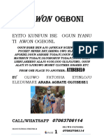 IWE AWON OGBONI Volume1