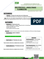 Calendário Prático - Anos Finais Iv Bimestre: Aprendendo Por Toda A Vida..