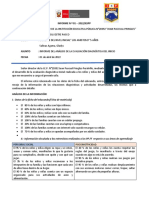 Informe Evaluación Diagnostica Marzo