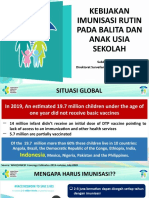 Kebijakan Imunisasi Rutin Pada Balita Dan Anak Usia Sekolah