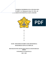 Analisis Determinan Kemiskinan Di Aceh