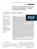 Efectividad de Terapia de Mantenimiento de Litio Vs Otros Estabilizadores en Monoterapia y en Combinación. Revisión Sistemática.