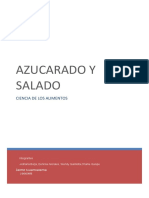 Informe Azucarado y Salado