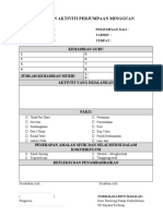 Borang Laporan Aktiviti Perjumpaan Mingguan - Template