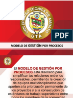 PRESENTACIÓN MODELO DE GESTIÓN POR PROCESOS-OK