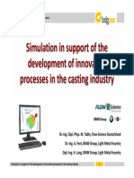 Simulation in Support of The Development of Innovative Processes in The Casting Industry