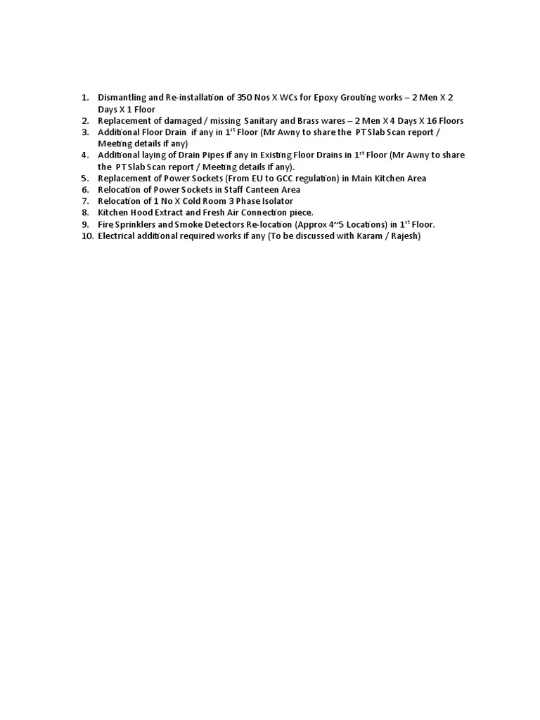 Facility Maintenance and Upgrades Plan | PDF