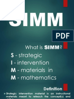SIMM Lecture - Students Guide