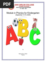 Phonics 4 TH Week