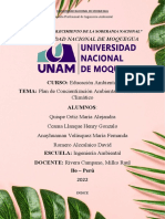 Universidad Nacional de Moquegua: CURSO: Educación Ambiental TEMA: Plan de Concientización Ambiental - Cambio Alumnos