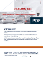 Winter Driving Safety Tips 120214