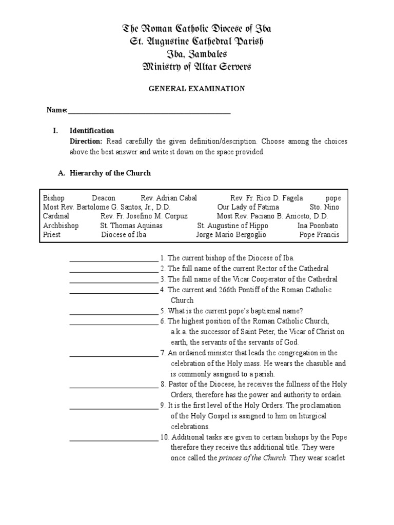 examination-for-altar-servers-pdf-confirmation-christian
