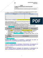 Practica Sobre El Problema de Investigación