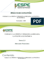 Macroeconomía - Tema 2.3 Mercado Financiero