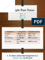 Simple Past Tense