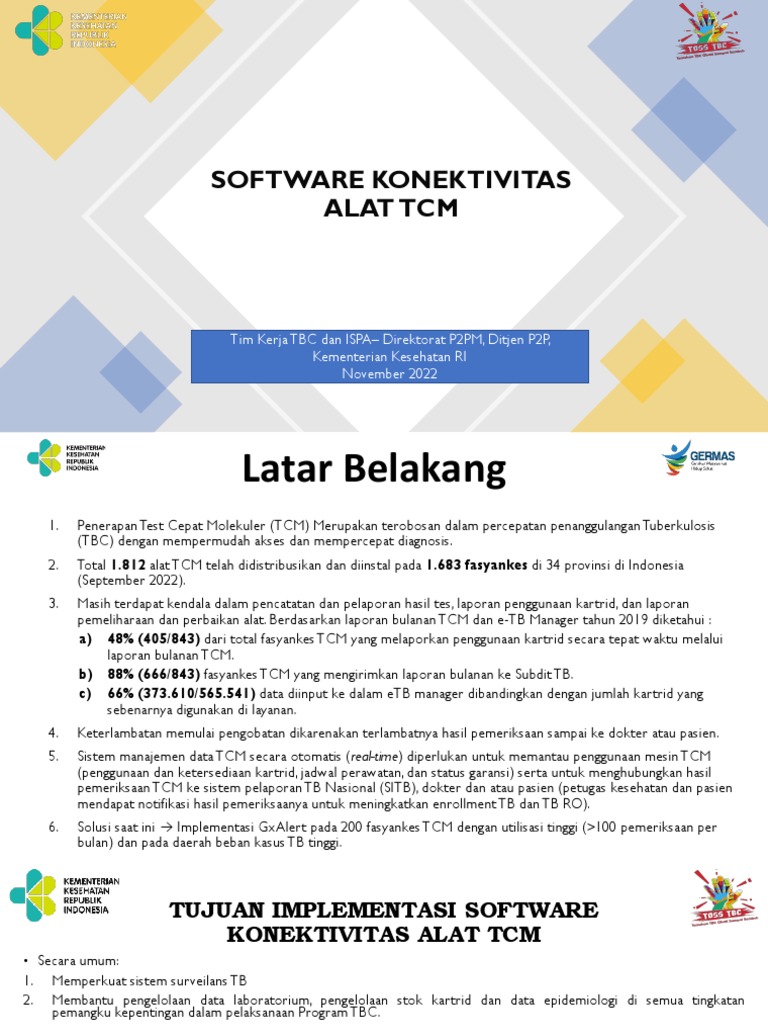Software Konektivitas Alat TCM | PDF