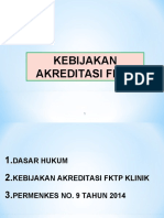 Kebijakan Akreditasi FKTP Klinik