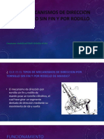 Tipos de Mecanismos de Direccion Por Tornillo Sin Fin y Por Rodillo de Mando - Docm