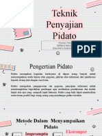 Teknik Penyajian Pidato