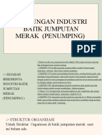 Kunjungan Industri Batik Jumputan Merak (Penumping)