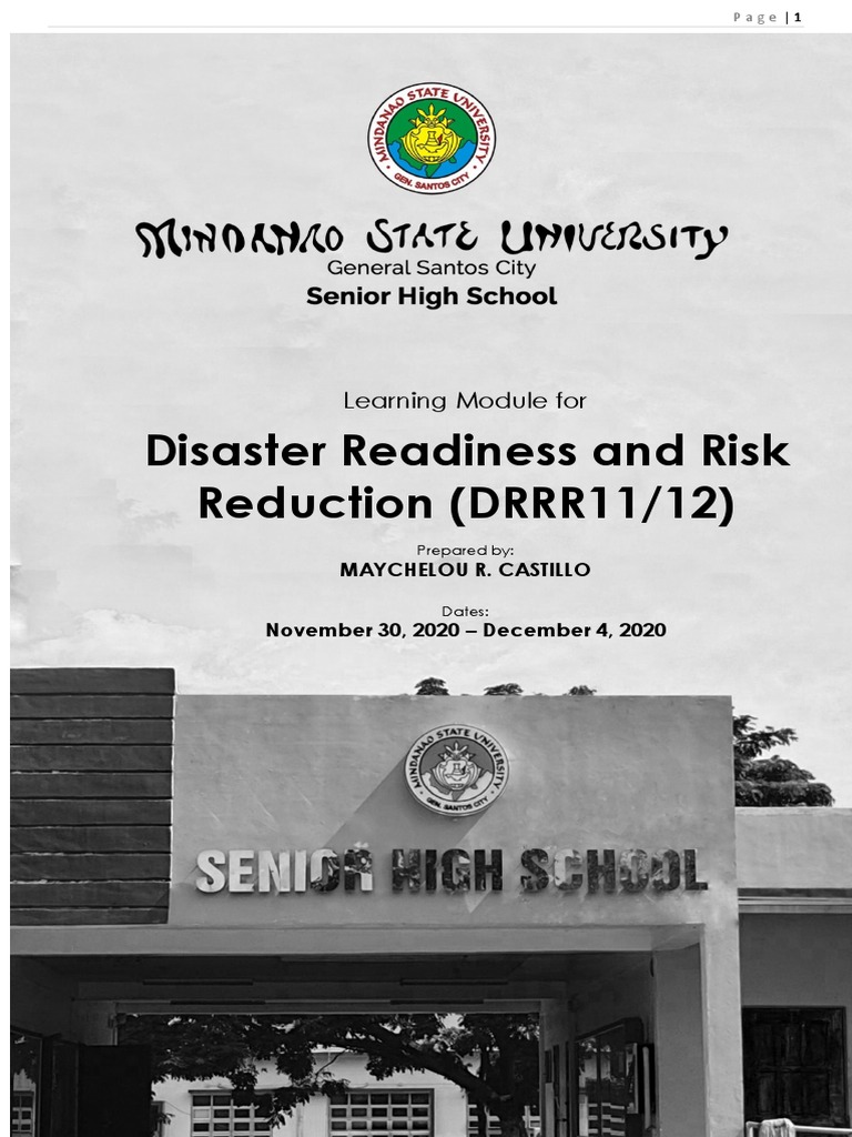 06 Drrr Learning Materials Week 6 Volcanic Hazard Pdf Volcano